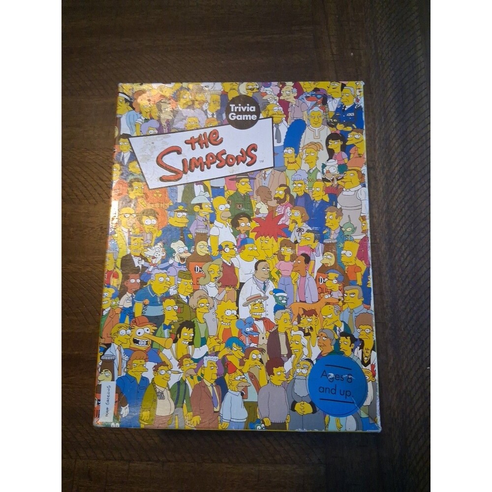 The Simpsons Trivia Game 2001 Original Used.  Miss Instructions.